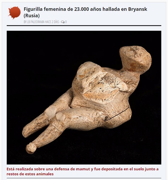 estatuilla paleolítico